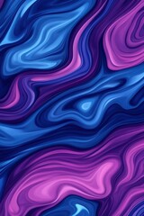 Fototapeta premium Vibrant abstract swirls in shades of blue and pink create dynamic patterns