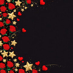 frame for congratulating your beloved woman on Valentine's Day