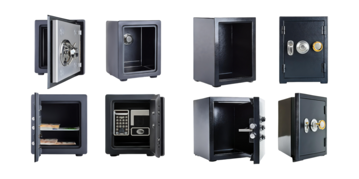 Various Perspectives of Modern Black Security Safes and Vaults