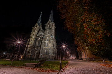 Gothic Church of St. Lawrence, Kostel svateho Vavrince, Vysoke Myto, Eastern Bohemia, Czech...