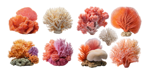 Colorful Coral Underwater Display for Background Use