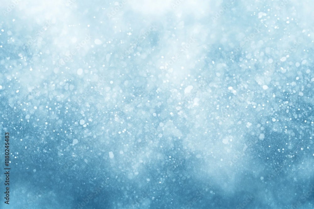 Poster Close up shot of snow-covered ground with details on texture and patterns