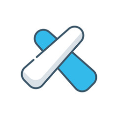 Tailor's chalk vector icon