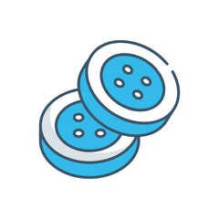 Button vector icon