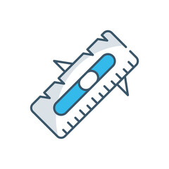Seam gauge vector icon