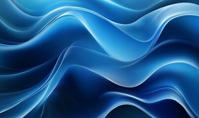 Obraz premium blue gradient smooth background