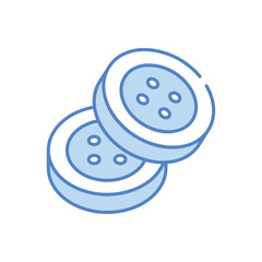 Button vector icon