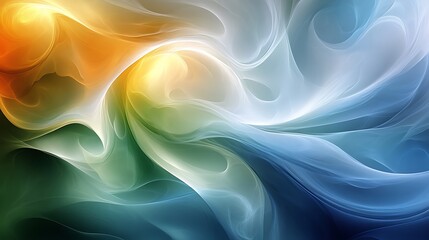 Obraz premium Abstract swirling colors, fluid motion, dynamic energy.