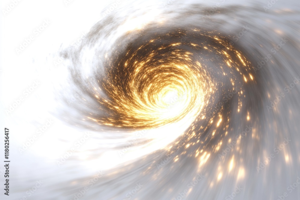 Aufkleber A spiral shaped object placed in the center of a plain white background, suitable for use as a design element or illustration