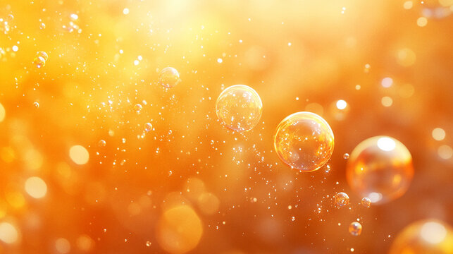 orange and white bubbles swirling in motion create an energetic, playful scene full of dynamic movement and chaotic energy, perfect for expressing creativity and excitement in a design