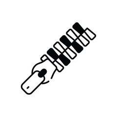Zipper vector icon
