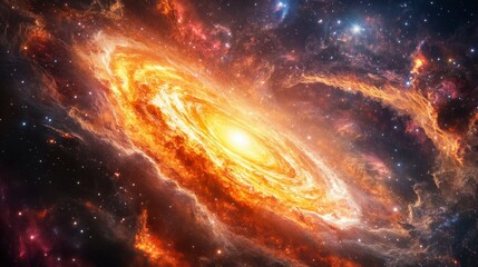 Vibrant cosmic nebulae, intricate star-filled galaxy, deep space exploration, minimalist design, enchanting celestial beauty