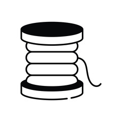 Spool of thread vector icon