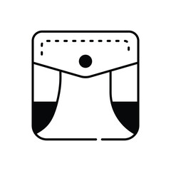 Pocket vector icon