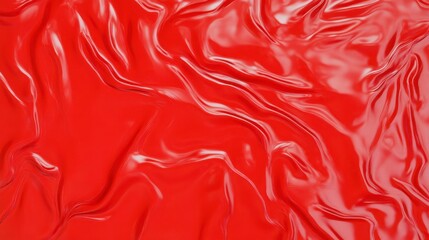 Obraz premium Stunning Red Abstract Fluid Texture Design. A vibrant red background with dynamic flowing patterns. Perfect for graphic design, website backgrounds, and digital art projects.