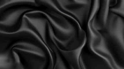 Obraz premium Stunning Black Fabric Texture: A Deep Dive into Luxurious Design