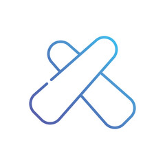 Tailor's chalk vector icon