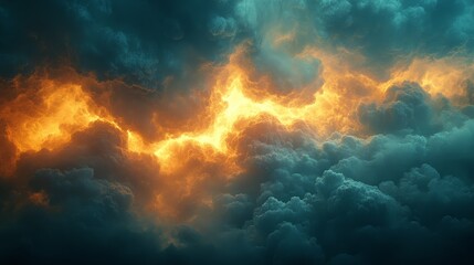 Fototapeta premium Stormy Weather Clouds Background for Dramatic Scenes