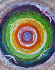 abstract watercolor painting