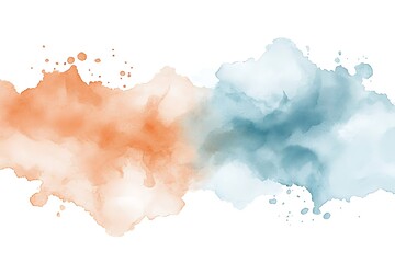 Romantic valentine's day celebration abstract watercolor art in an artistic environment