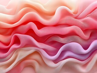 Obraz premium Abstract wavy pastel fabric texture.