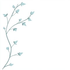 Fototapeta premium Winter snowflakes PNG with a transparent border.Transparent background PNG of winter snowflakes.PNG border for winter snowflakes with transparency.Winter snowflakes PNG featuring a transparent