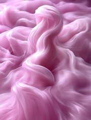 Fototapeta premium Abstract pink swirling fabric texture.