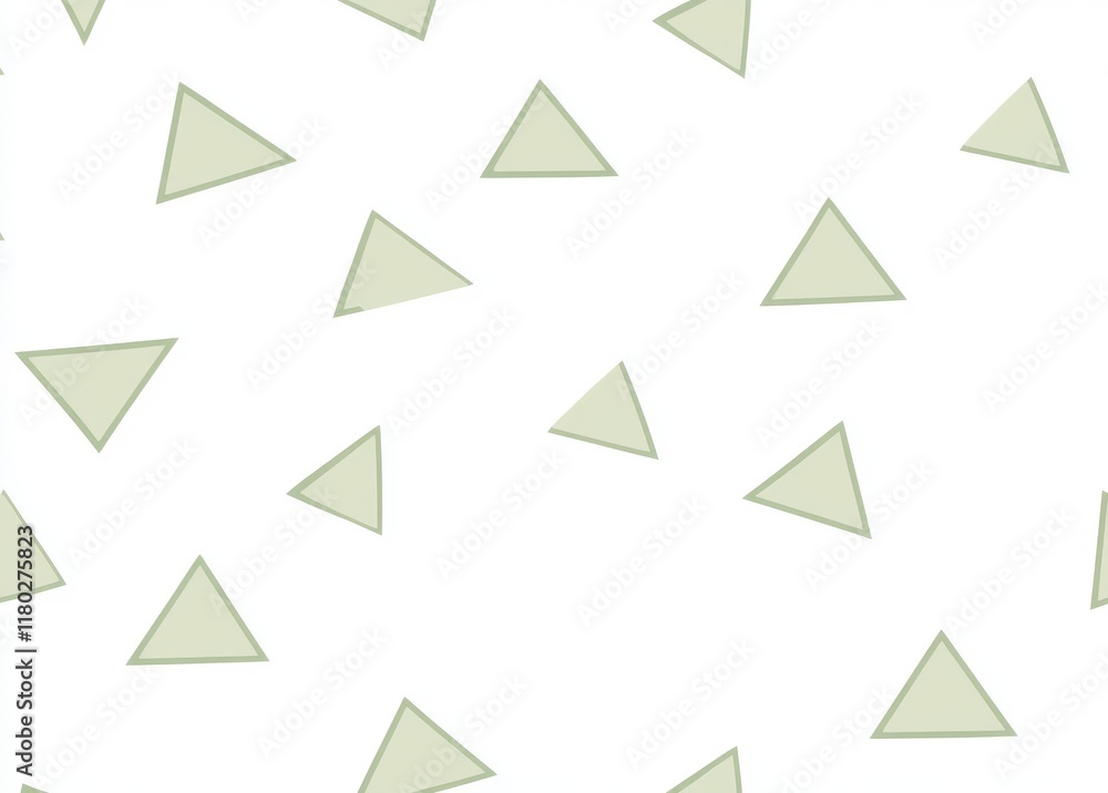 Poster a modern geometric pattern featuring lines on a seamless background with a white and green texture. 
