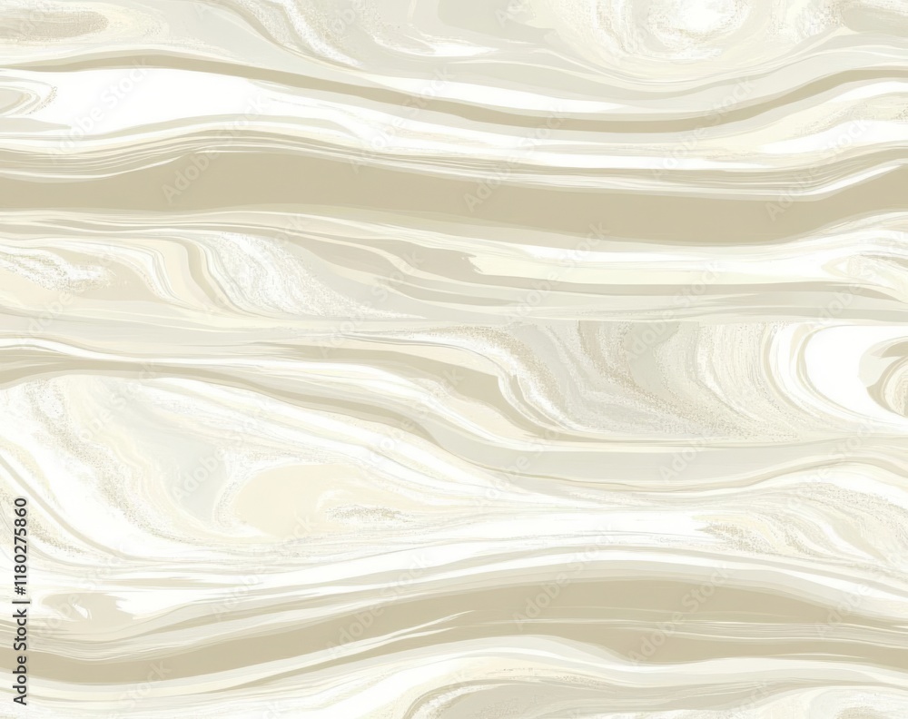 Poster an abstract background featuring wavy lines with a modern pattern in golden and white tones.