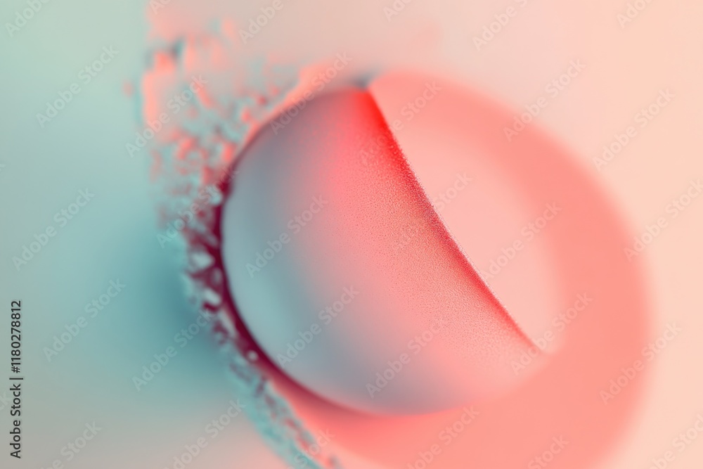 Poster a close-up shot of a white object sitting on a table, suitable for use in commercial or lifestyle se