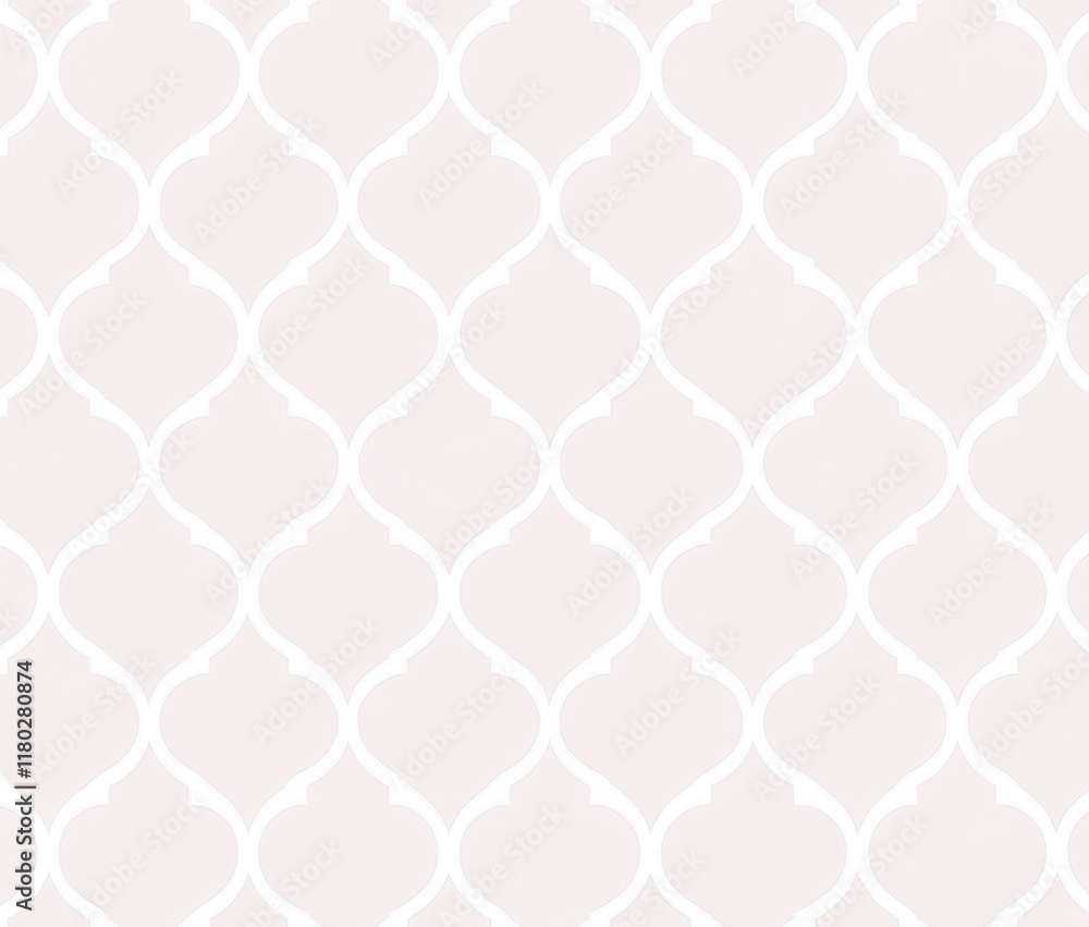 Poster modern and seamless, the design incorporates an arabian-style abstract geometry pattern with white a