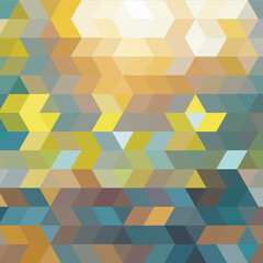 Vector of colourful abstract mosaic pattern. geometric design