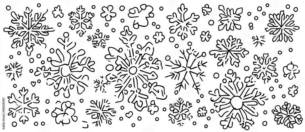 Poster seamless pattern with elements