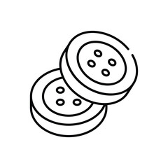 Button vector icon