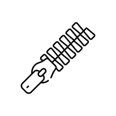 Zipper vector icon