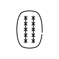 Stitches vector icon