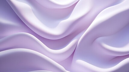 Obraz premium Soft Lavender Fabric Draped in Gentle Waves