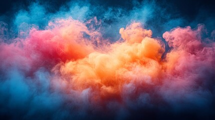 Colorful clouds in a dreamy sky