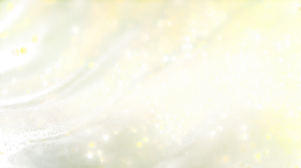 Green abstract bokeh background with golden glitter isolated on white background