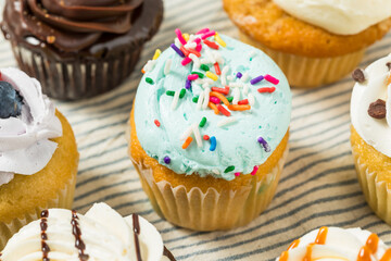 Sweet Homemade Assorted Gourmet Cupcakes