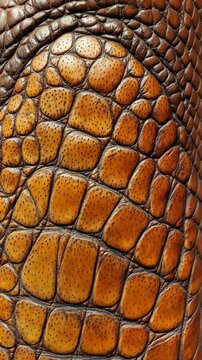 Detailed close-up of textured leather highlighting unique patterns and colors