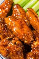Homemade Buffalo BBQ Chicken Wings with Beer
