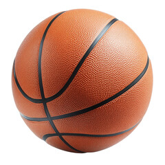 A basketball isolated over transparent background, PNG cut-out