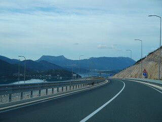 road in mountains