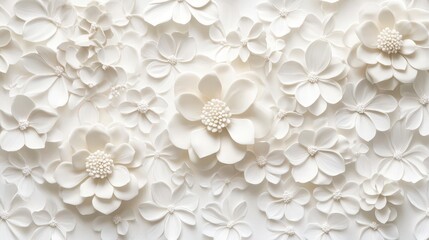 White flower background