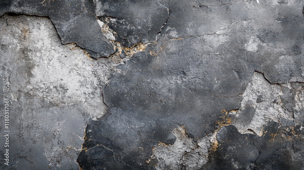 Wall mural old wall texture cement dark black gray background abstract grey color design are light with white g