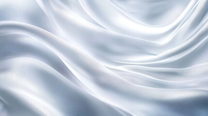 Fototapeta premium Abstract white and light gray wave modern soft luxury texture with smooth and clean subtle background.
