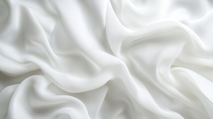 Obraz premium Abstract white and light gray wave modern soft luxury texture with smooth and clean subtle background.