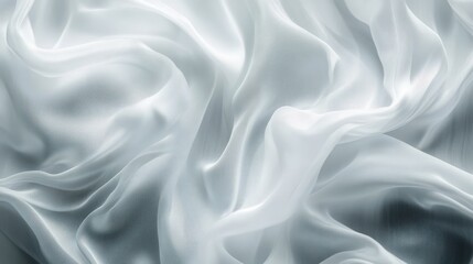Fototapeta premium White gray satin texture that is white silver fabric silk panorama background with beautiful soft blur pattern natural.White gray satin texture that is white silver fabric silk panorama background
