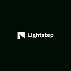 Light Step Spiritual Door Shadow logo design symbolizes innovative clarity and vibrant spirituality, delivered as an editable vector brand identity.